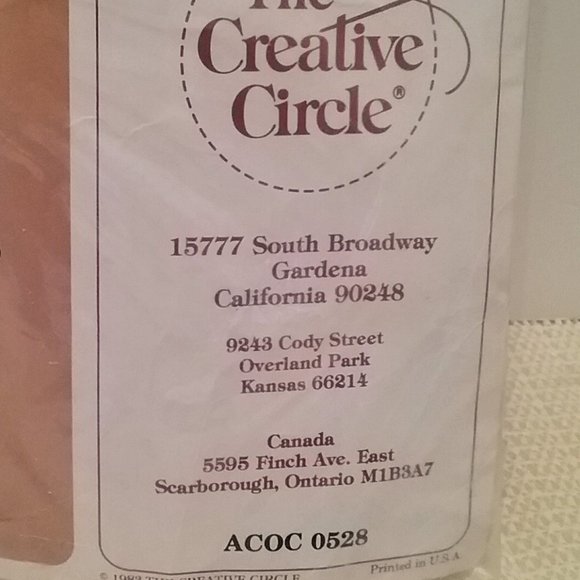 Creative Circle kit # 0528 Pots of Flowers - Picture 2 of 6